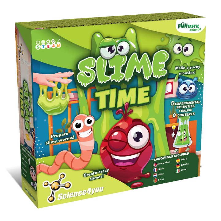 Science4you - Venta al por mayor Masilla/limo - Niños - FunTastic Slime Factory - Juguete científico para niños (7 idiomas)