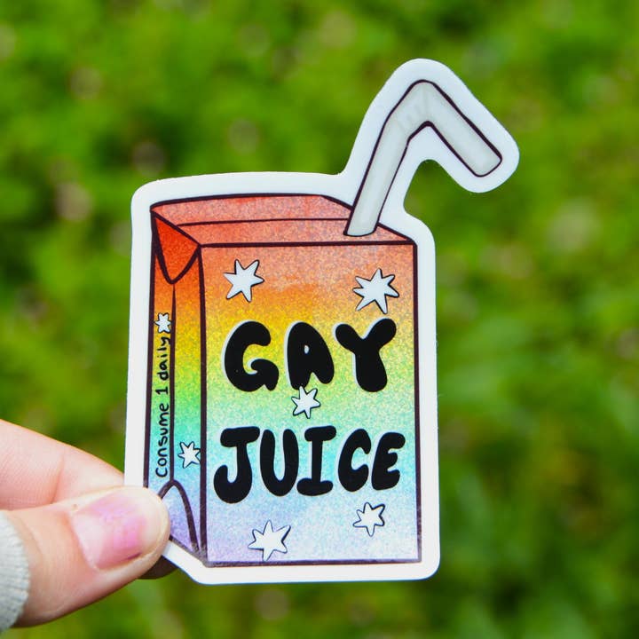 Gay Juice Sticker for wholesale by Bus 20 Ceramics