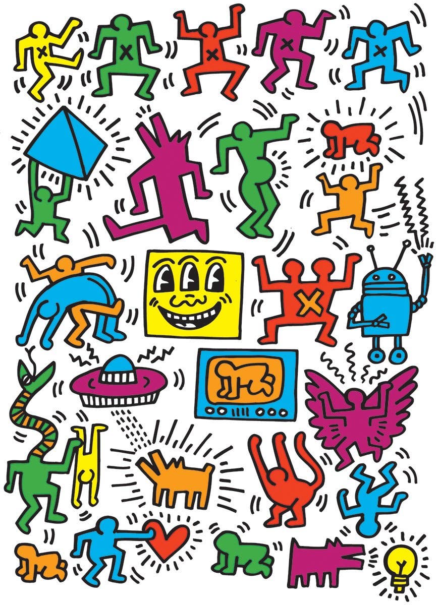Eurographics Puzzles USA - Vente Puzzle – adulte - Keith Haring - Collage2