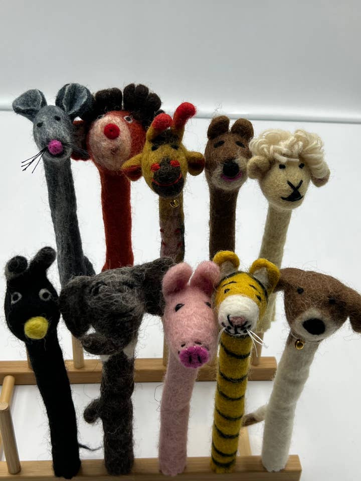 Stifthalter aus Filz (10er-Set) für den Großhandel von NURBU INC.