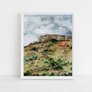 Imprimé Table Rock pour la vente par Jennie Kilcup Watercolors