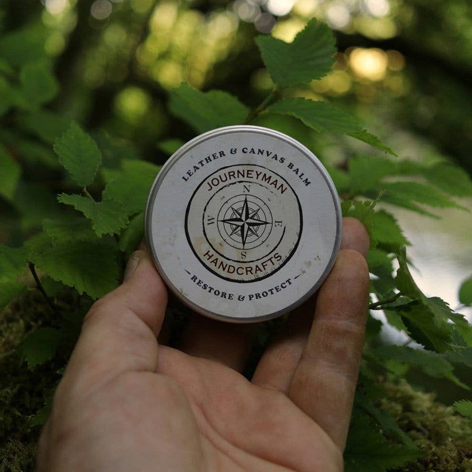 Journeyman Handcraft – wholesale Leather conditioner – Leather and Canvas Balm Tin2
