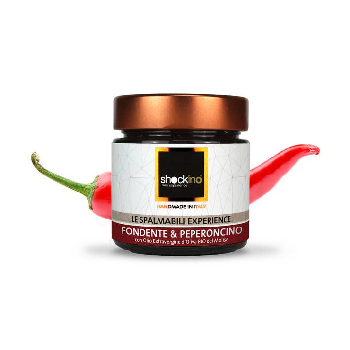 Crema Spalmabile al Fondente & Peperoncino 200g Italy per la vendita all'ingrosso da parte di Shockino Mix Experience