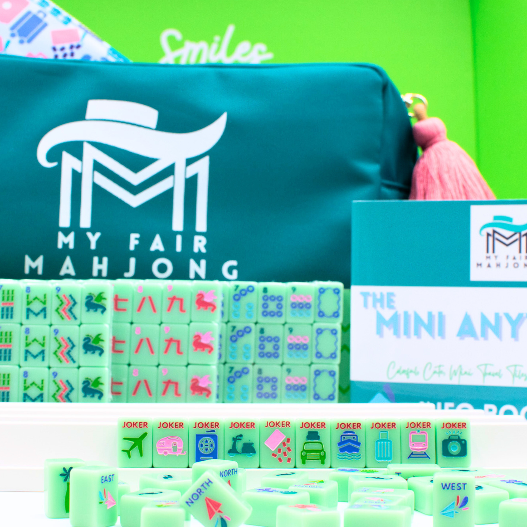 My Fair Mahjong - Vente Jeux de société - MINI TRAVEL MAHJONG  |  Série Mini Anywhere  |  Vert11