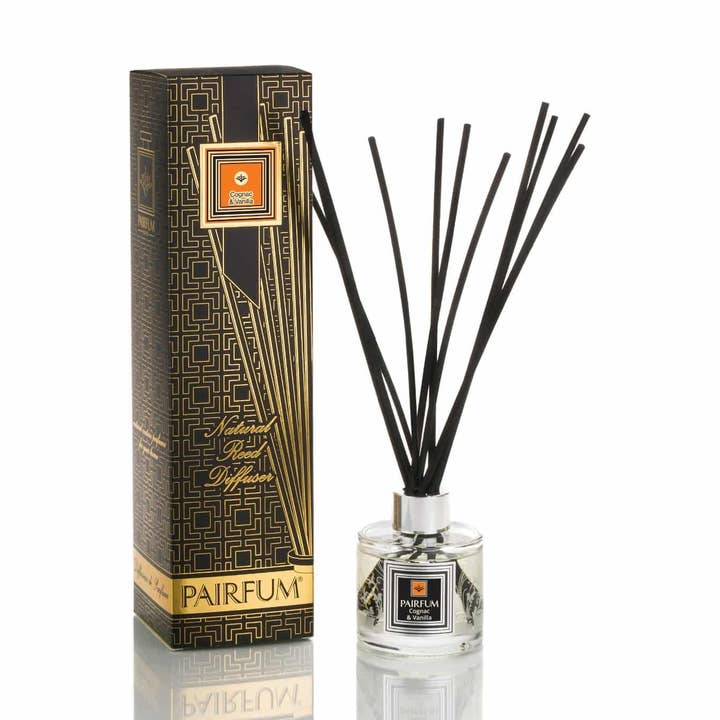 Reed Diffuser Tower Classic - Cognac & Vanilla for wholesale by Pairfum London
