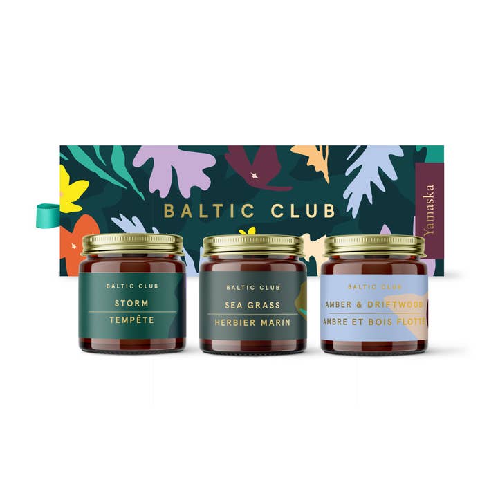Mini Candle Trio Yamaska - Gift set for wholesale by Baltic Club