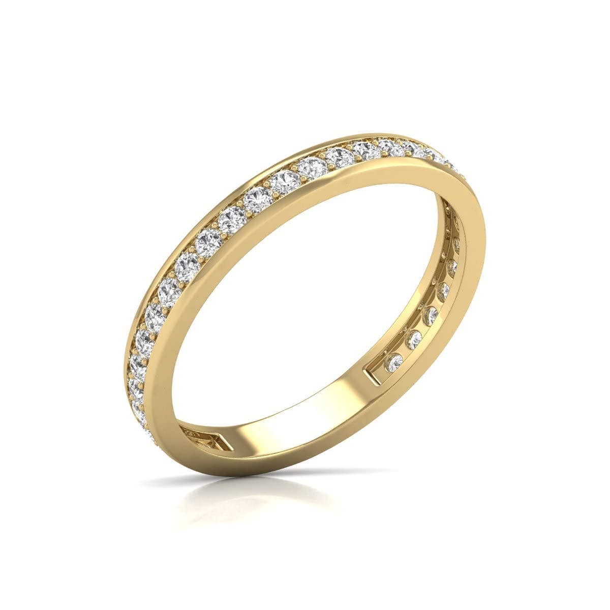 TimeLe$$ Classics – Anel multi-pedra por atacado – Pulseira Eternidade de Diamante Natural 1/2 CTTW em Ouro 14K1