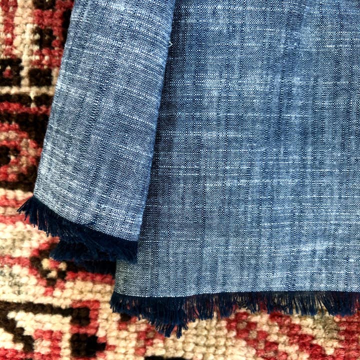 Nolan Provost - Wholesale Scarf - Women's - Chambray Straight Scarf1