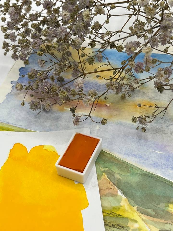 Indian Yellow - Nr. 28 akvarellfärg för wholesale av Art to Basic