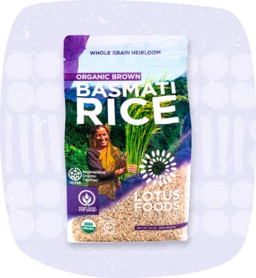 Lotus Foods - Wholesale Rice - Organic Brown Basmati Rice - MCPD®, ROC® - 30oz/6ct