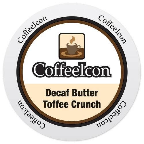 Coffeeicon – Großhandel Kaffeebohnen – Coffeeicon Decaf Butter Toffee Crunch - 24ct0
