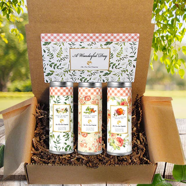 Coffret cadeau A Wonderful Day Tea pour la vente par The Tea Can Company