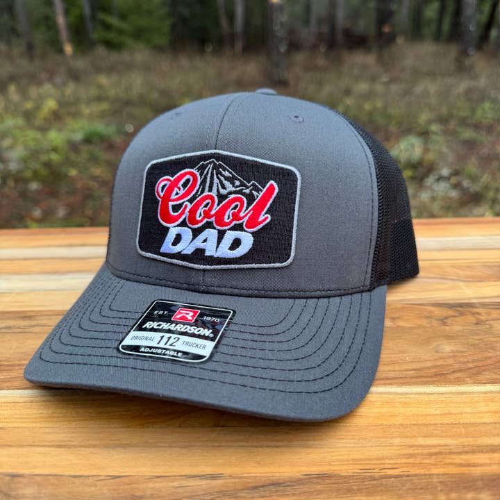 208 Tees - Vente Casquette trucker – homme - Casquette Snapback Cool Dad | Écusson en cuir | Trucker2