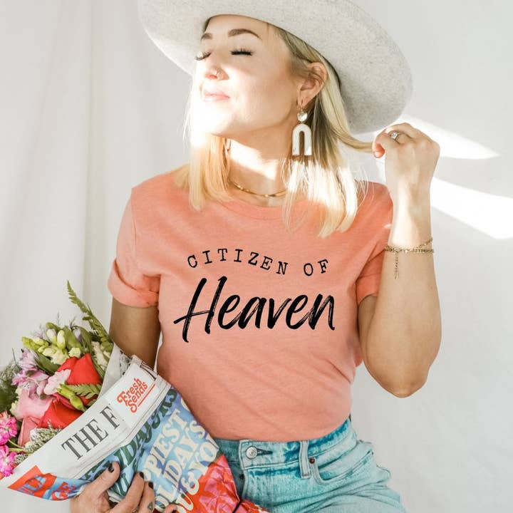 KM Clothing - Wholesale Screen Printed T-Shirt - Women's - Citizen Of Heaven T-shirt | Graphic Tee0