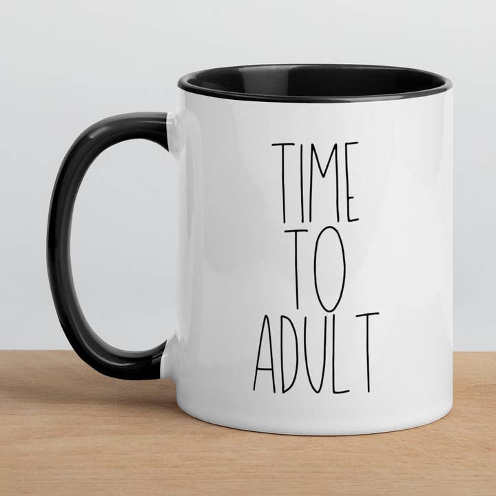 Time to Adult Mug for wholesale by Jetpack Mugs