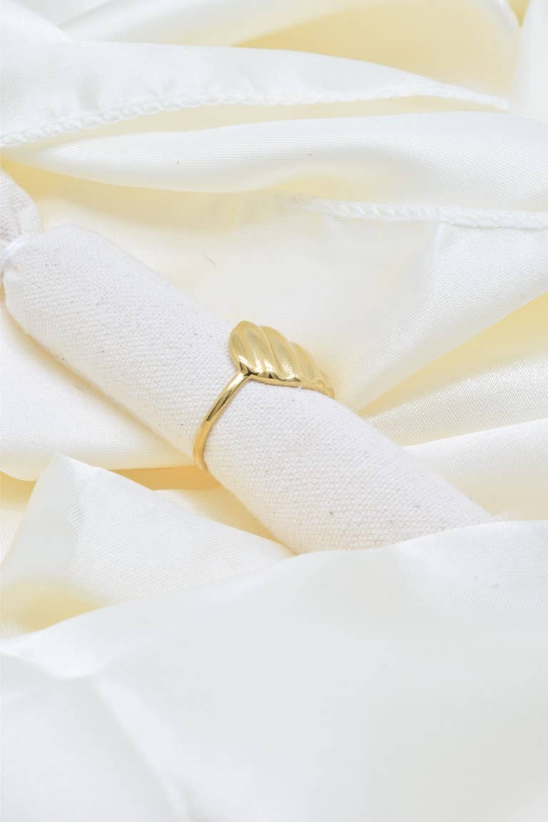 Kapyco - Wholesale Cocktail/Statement Ring - Large adjustable stainless steel ring - BG3101711