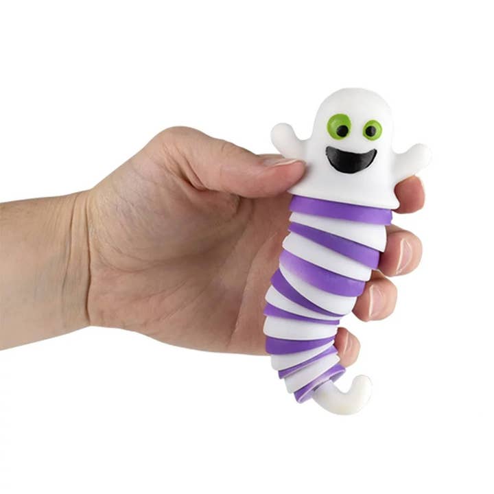 Holiday Farm - Wholesale Retailer Display - Kids & Baby - Halloween Wiggle Fidget Sensory Ghost Kids Toy- In Bulk1