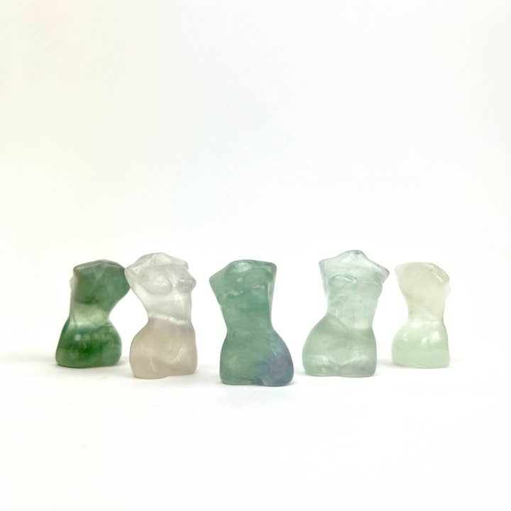 Pelham Grayson Rose - Wholesale Spiritual Stone/Crystal - Mini Female Forms | 30mm | Single1