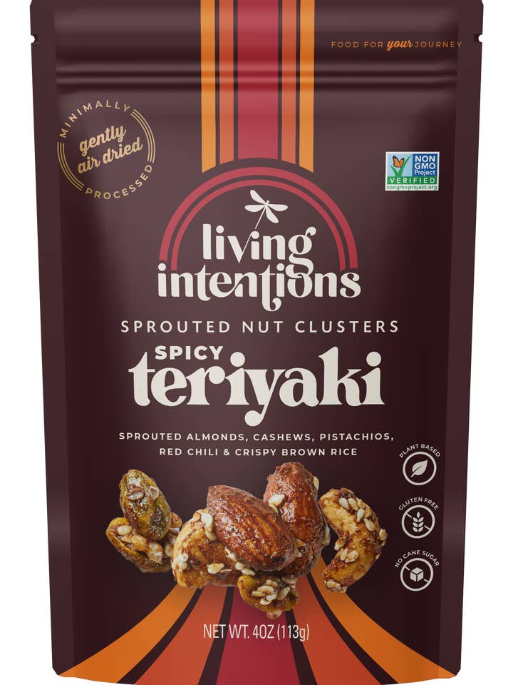 4oz Superfood Nut Blend - Spicy Teriyaki for wholesale by Living Intentions