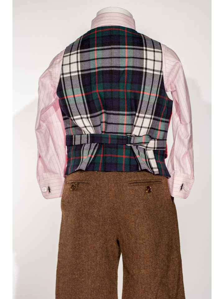 Priam et Lila - Wholesale Jas - Kinderen - Grégoire - Gilet De Costume Rouge, Coupe standaard3