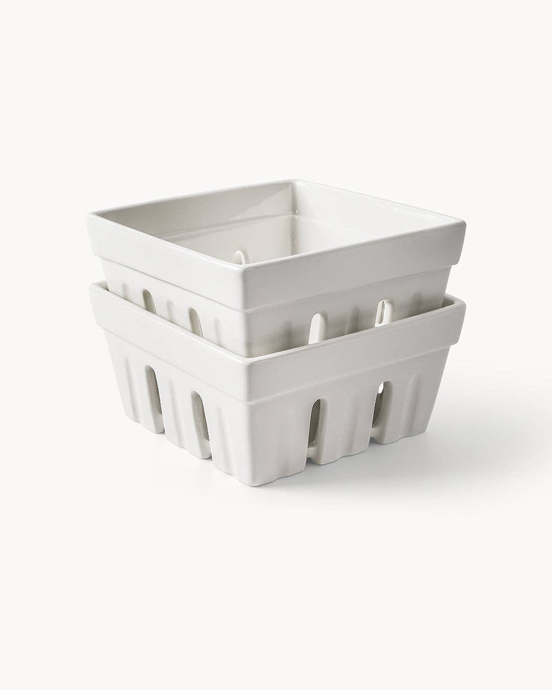 MIAMIO – Großhandel Früchtekorb – Keramik Beerenkorb 2er Set3