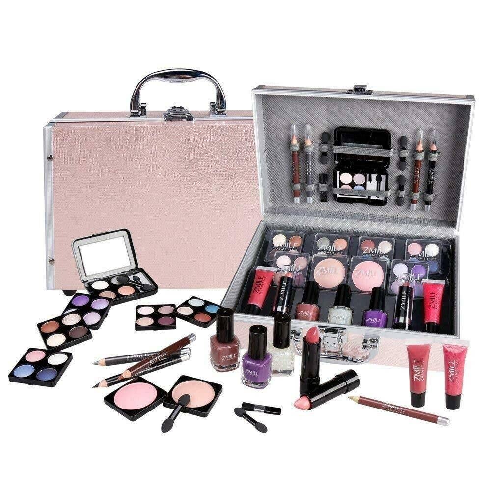 My Wholesale Warehouse – wholesale Makeup storage box – ZMILE Cosmetics - 42pc Vanity Case Vegan Eyecatcher0