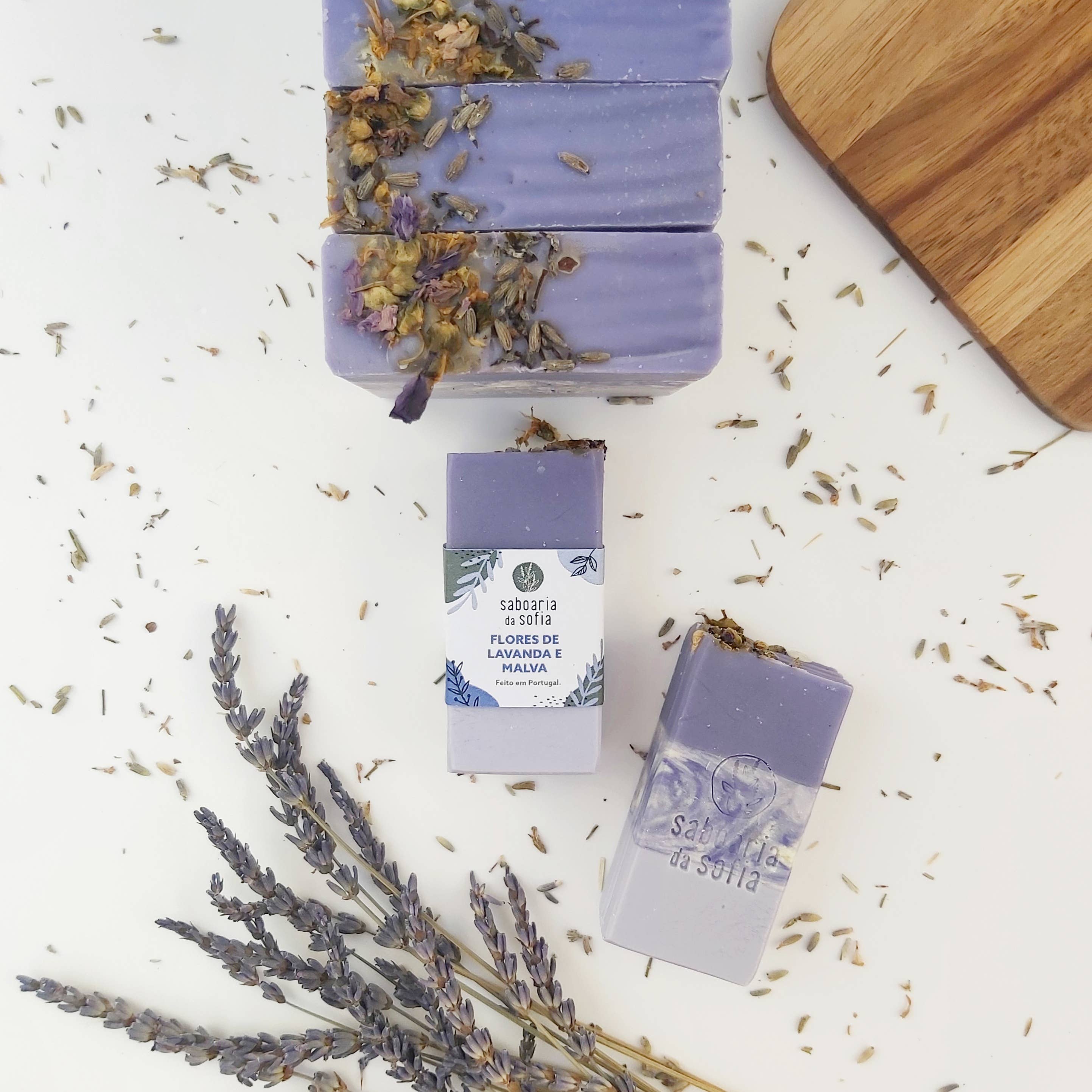 Saboaria da Sofia - Wholesale Bar Soap - Soap - Lavender and Mallow Flowers1