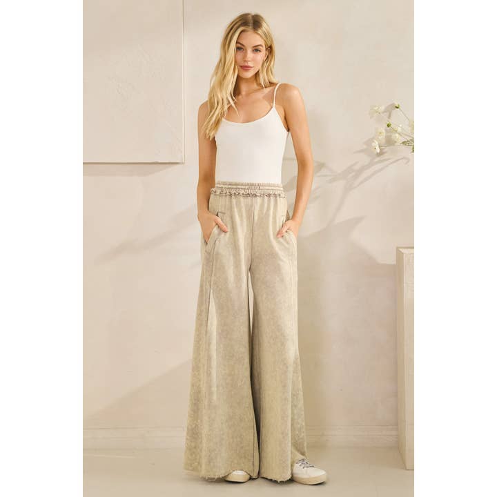 PANTALON PALAZZO BRUME DE PRAIRIE pour la vente par Sage + Fig