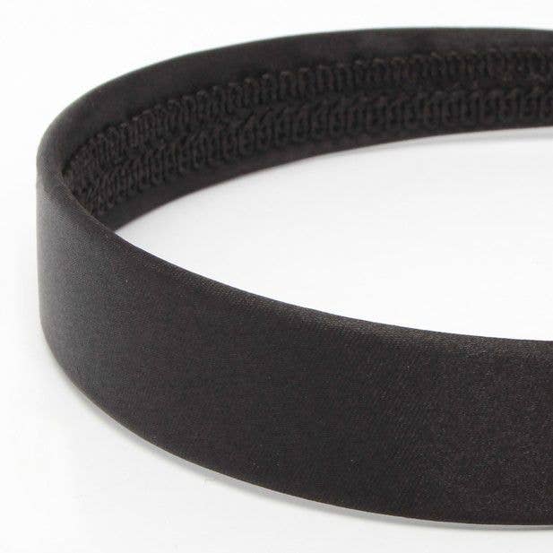 Inca UK – wholesale Fashion headband – women's – 2.5cm Black Satin Aliceband2