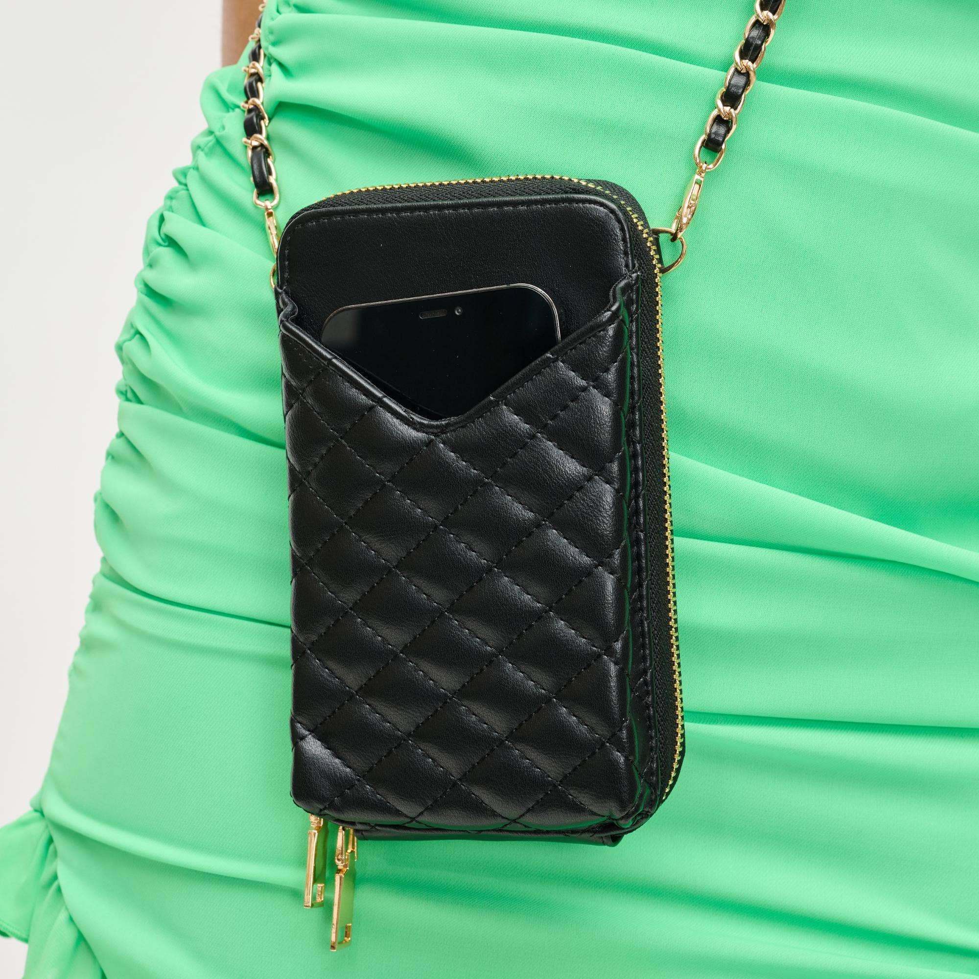 Urban Expressions – wholesale Axelväska - Dam – Bodie Quilted Mobiltelefon Crossbody44