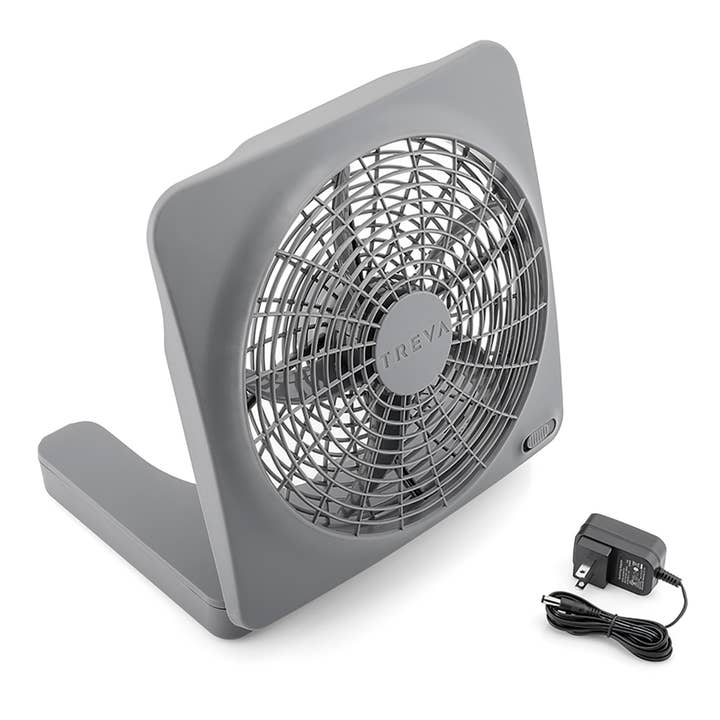 Treva - Wholesale Electric Fan - Treva 10 Inch Battery/Electric Fan with AC Adapter