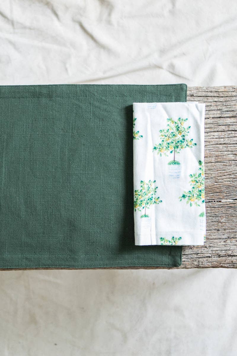 Kapda Casa – Großhandel Papier- & Stoffserviette – Limonero Platzsets | 6 Servietten | Esszimmer-Set | 33x48cm0