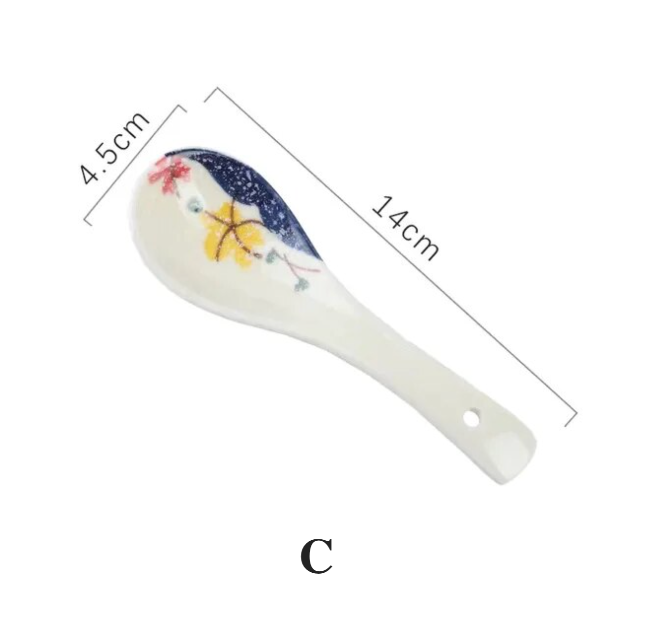 Homerely (We Cover All Import Duties) - Vendita all'ingrosso Cucchiai da cucina - Cucchiaio da zuppa in ceramica giapponese creativa | Stoviglie2