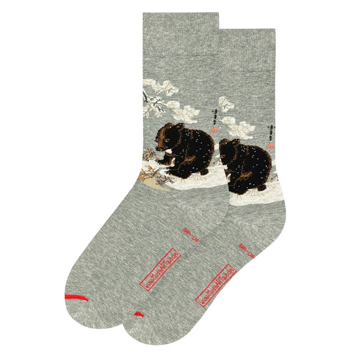 ART SOX - MuseARTa GmbH - Wholesale Socks - Unisex - Mori Shūhō - Black Bear