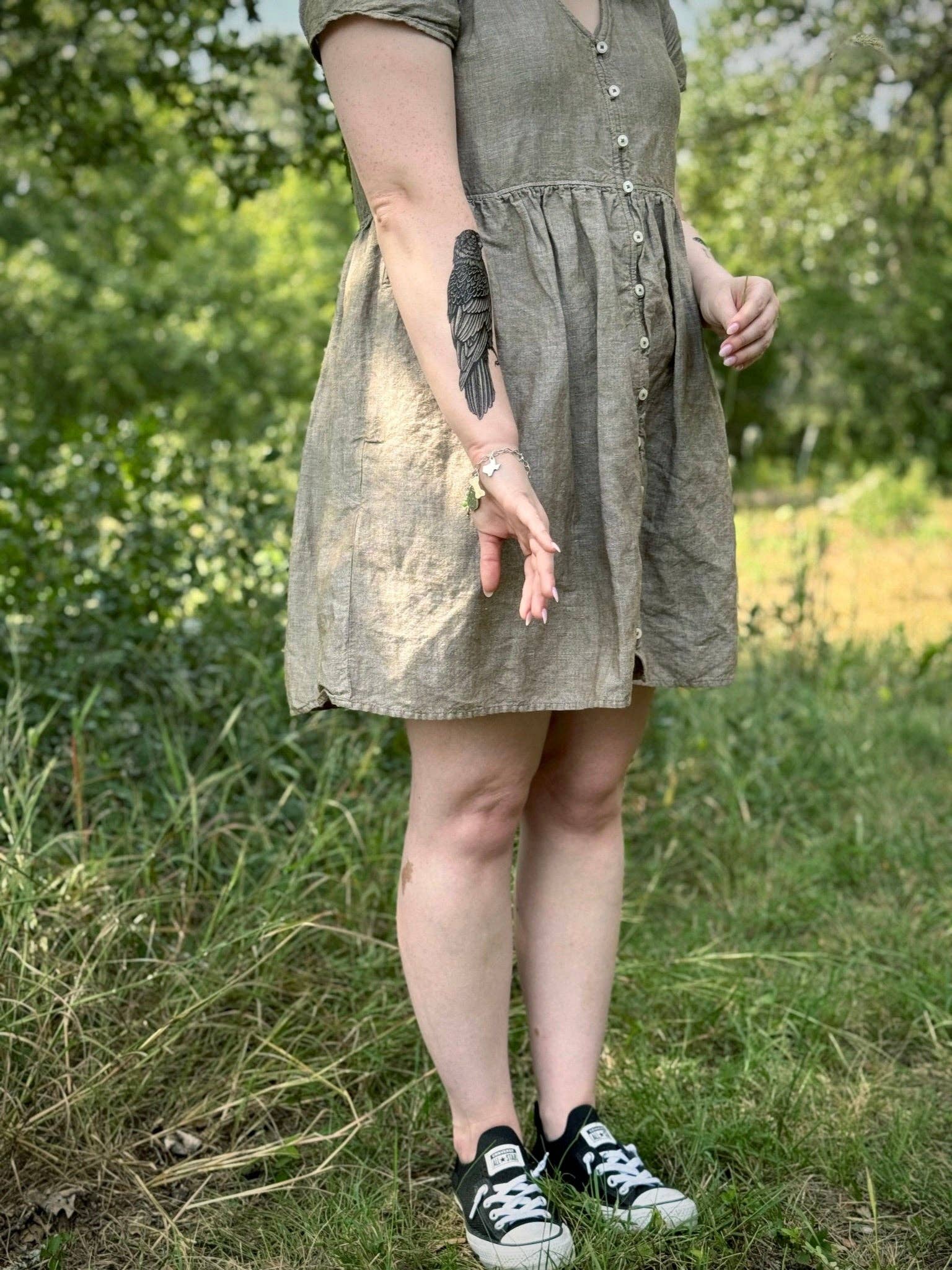 NatureTats - Vente Tatouages temporaires - Tatouage Temporaire Corbeau2