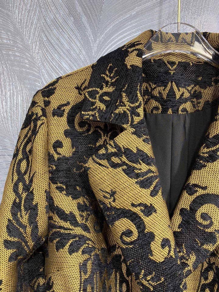 Kleur als afbeeldingen CT101Y Gebloemde Geborduurde Windjack met Riem voor Dames voor groothandel op Faire5