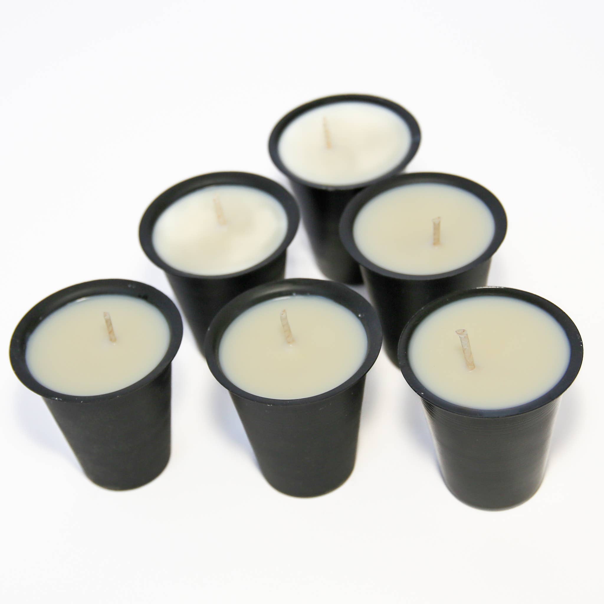 Forever Green Art - Wholesale Jar/filled candle - Candle Cup Sampler – 13 Scents | 3" Black or Gold Tins |1