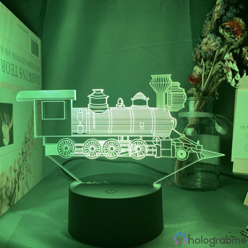 Holograbme - Wholesale Accent/Desk Lamp - Train Lamp Locomotive1
