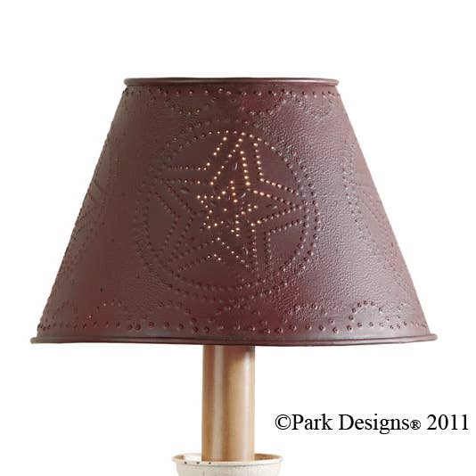 Metal Star Shade - 12" - Red for wholesale by Park Designs