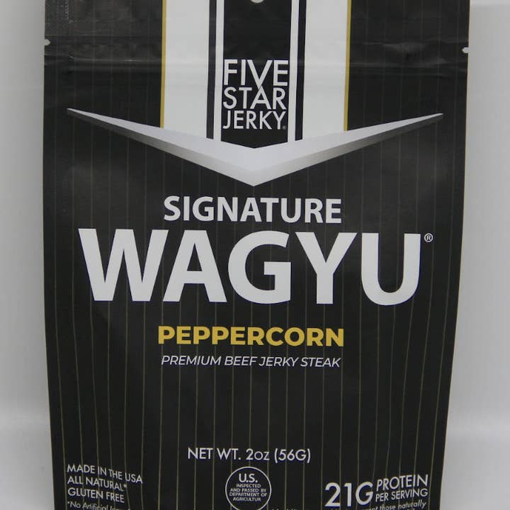 Five Star - Vente Viande séchée - Bœuf séché Wagyu Signature Cinq Étoiles - Poivre Noir1