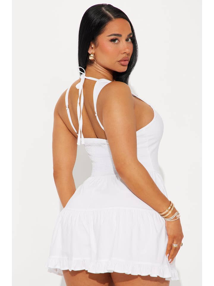 5besties inc – wholesale Byxdress - Dam – Smockad romper med volanger i lager på ryggen2