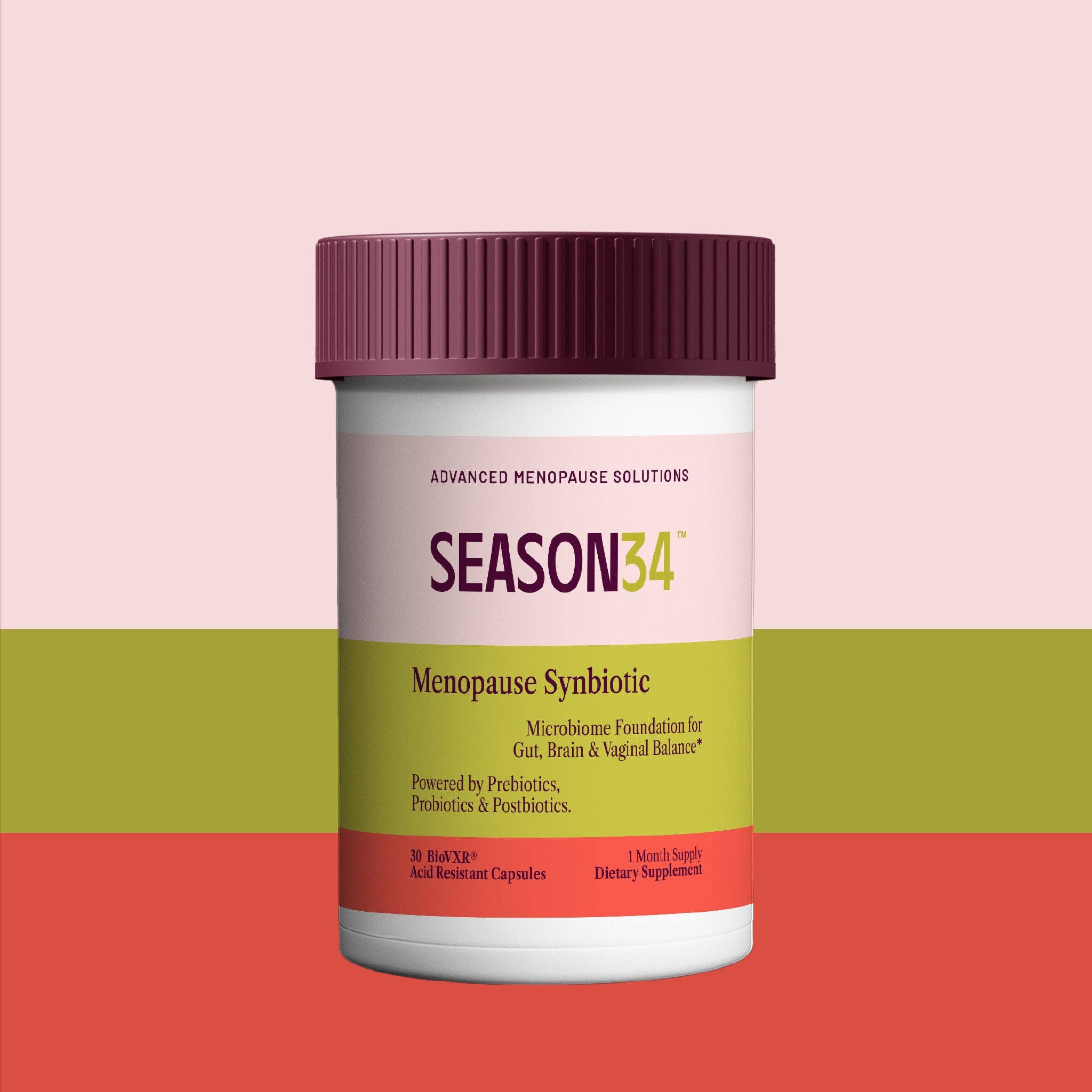 SEASON34 - Wholesale Oral Supplement/Vitamin - Menopause Microbiome Foundation – Vaginal Balance, pH & Odor