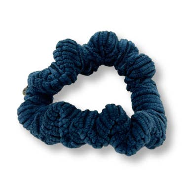 Scrunchie Mini “Rib Petrol” for wholesale by Hairjewelz by Elle