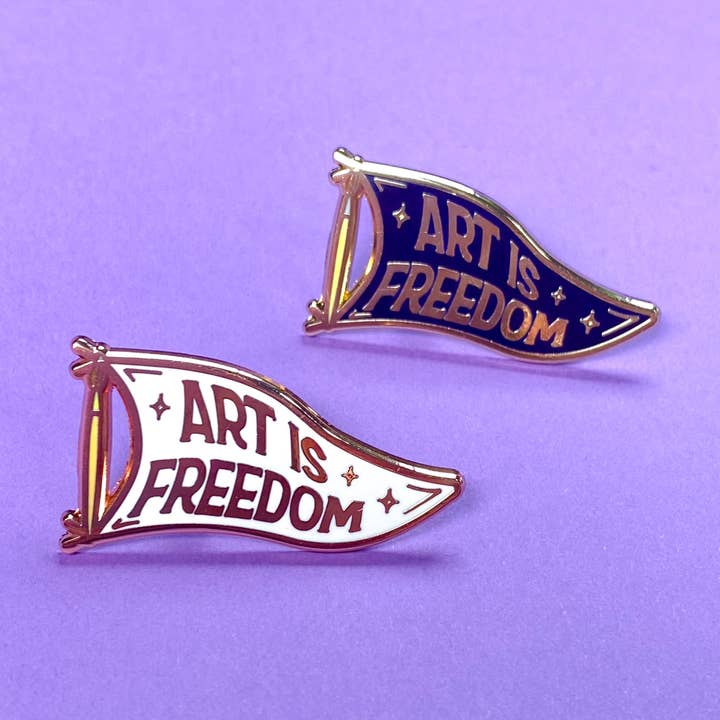 Art is Freedom Pin | Artist Accessory | Artist Enamel Pin and other Purchase Wholesale modern masters paint. Free Returns & Net 60 Terms on Faire trending on Faire.