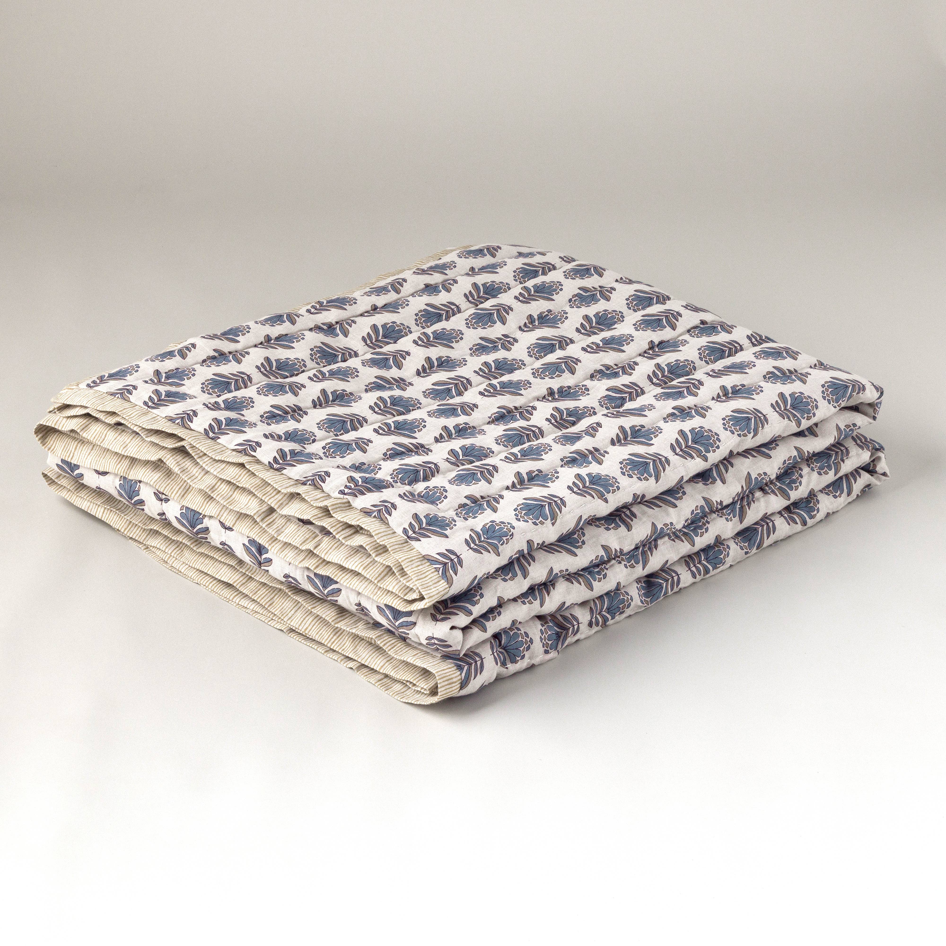 Co.House Designs - Wholesale Quilt - Charlie Block Print Quilt13