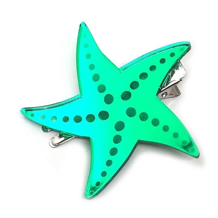 Ocean | Hairclips for wholesale by Funk Da Queen