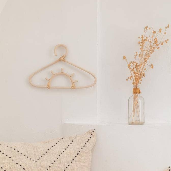 Village Thrive - Wholesale Clothes Hangers - Kids Rattan Hanger Collection2