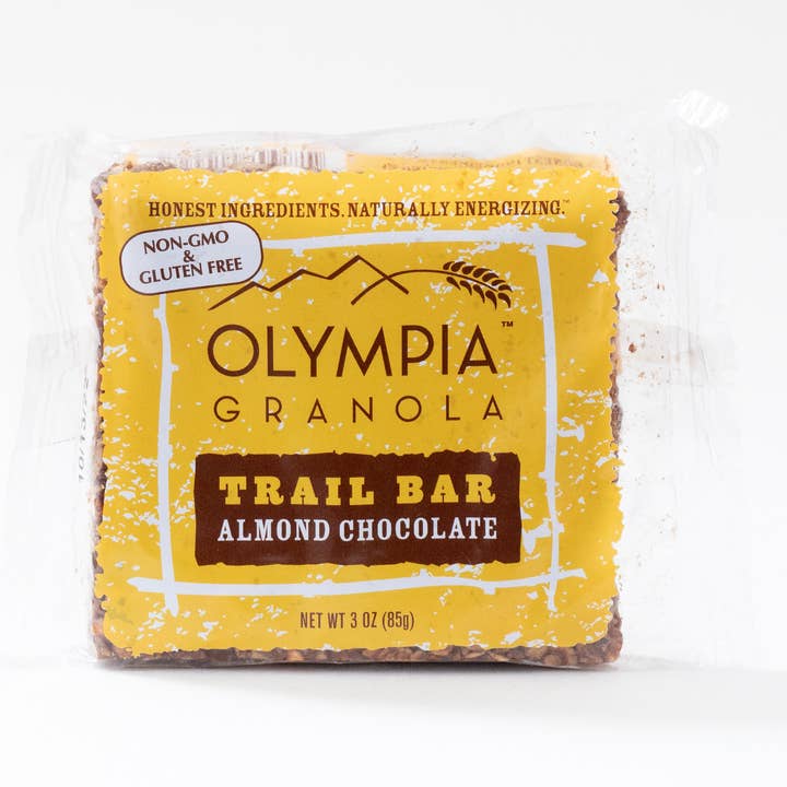 Olympia Granola Almond Chocolate Trail Bar Granola Bar Case for wholesale by Olympia Granola