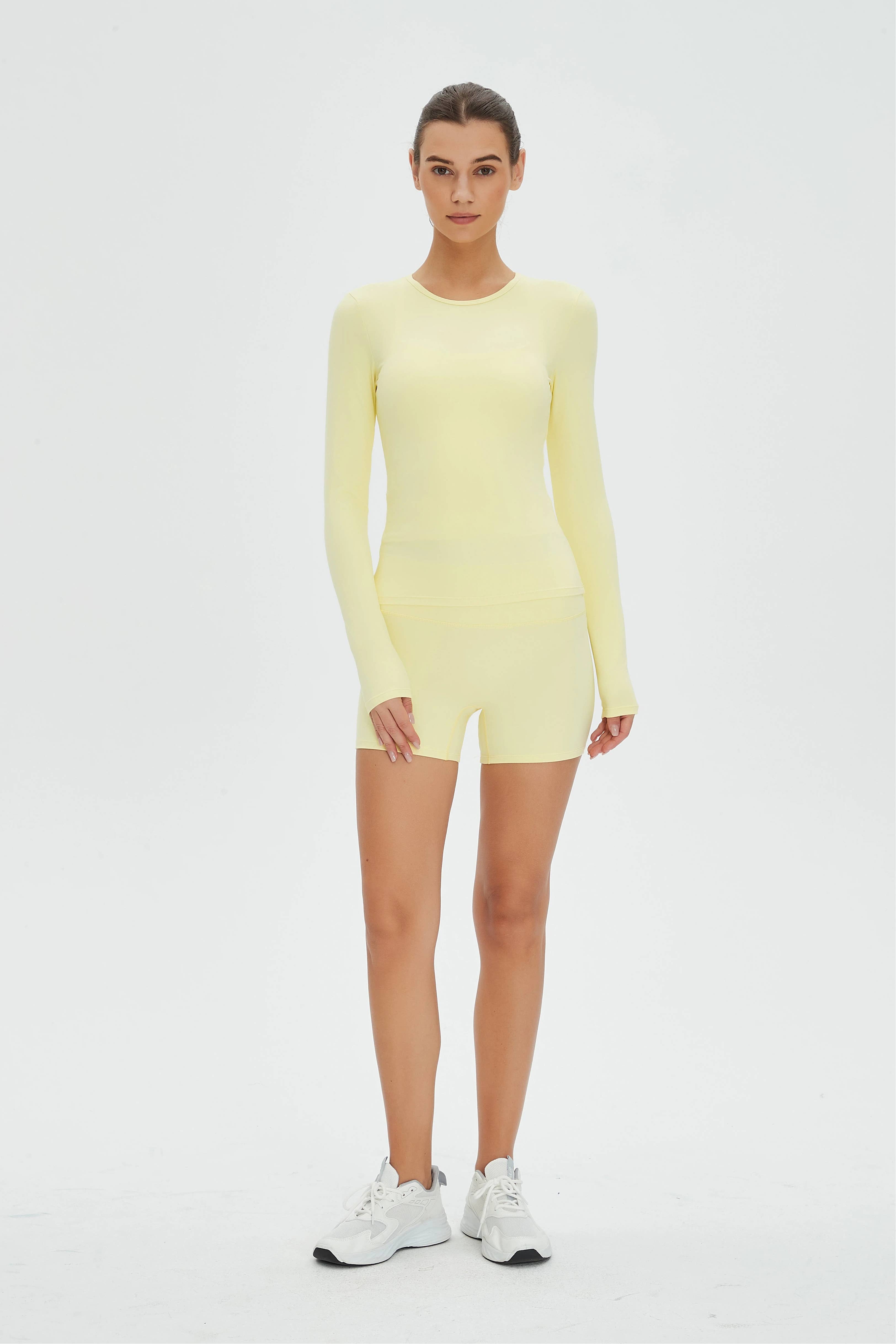 Mantra Active - Wholesale Athletic Shorts - Women's - Nikki SoftBalance™ High-Waisted Active Shorts32