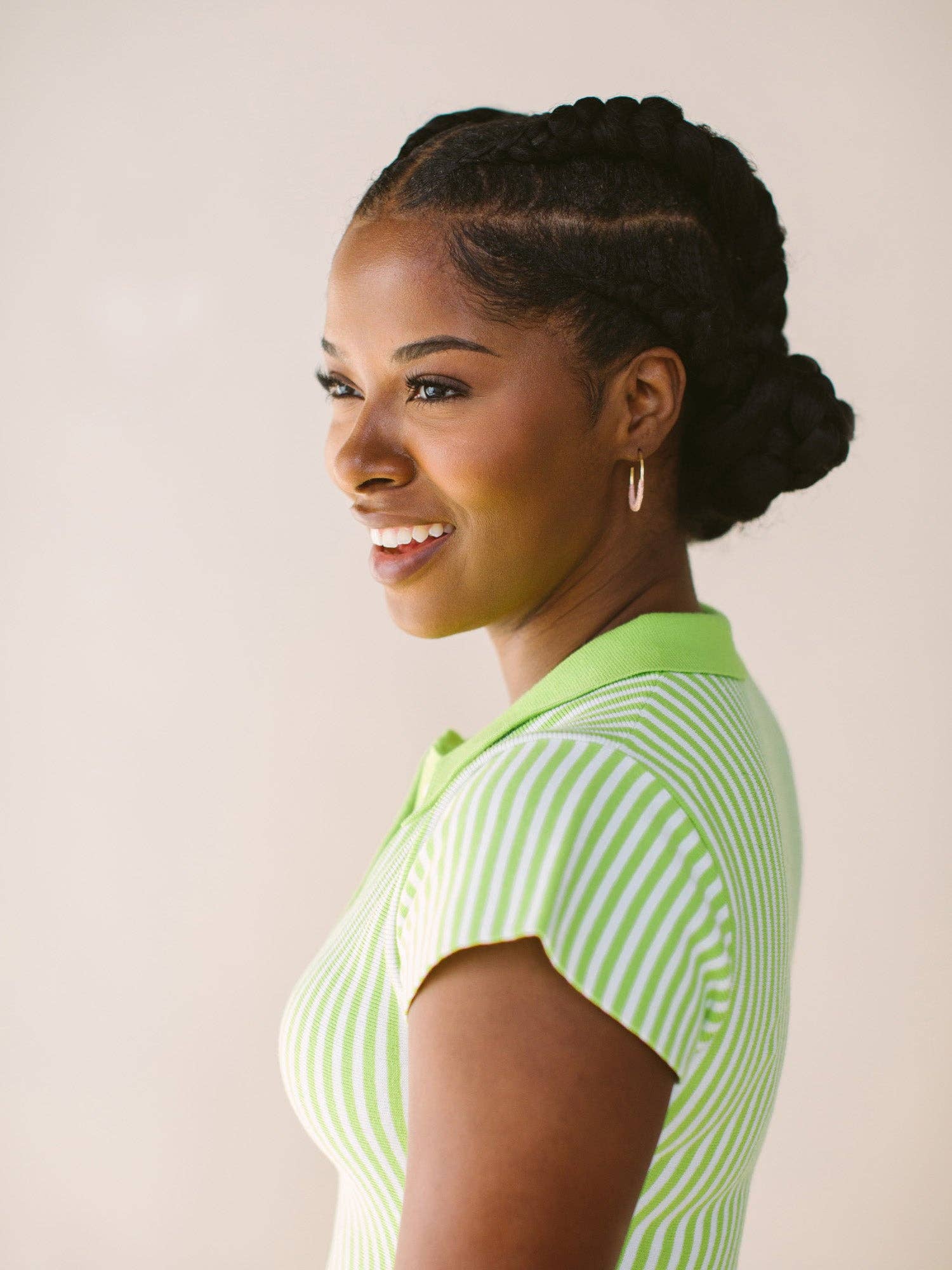 Twenty Two West - Wholesale Hoop Earrings - Mini Macramé Hoops SS251